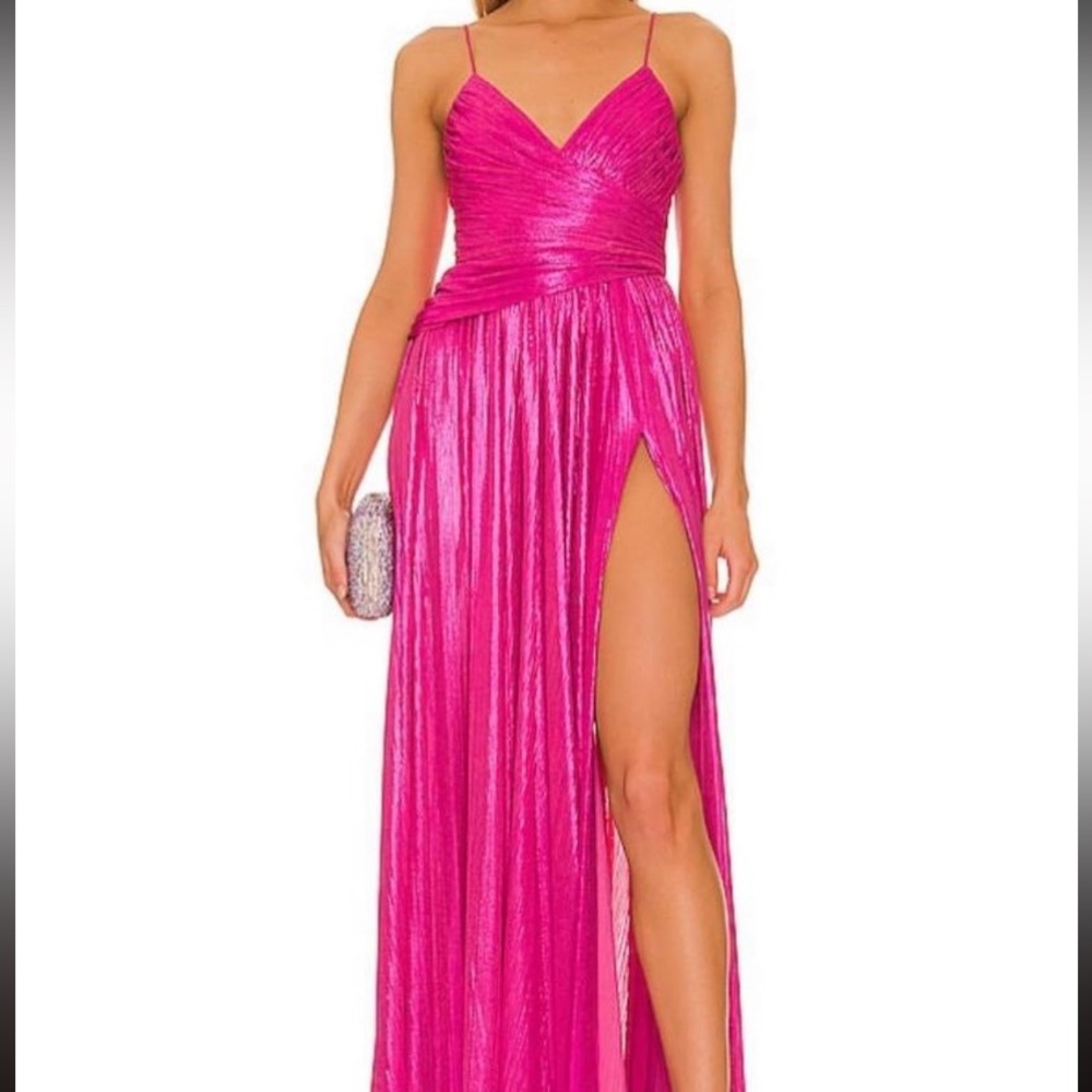 retrofete metallic pink dress ON HOLD